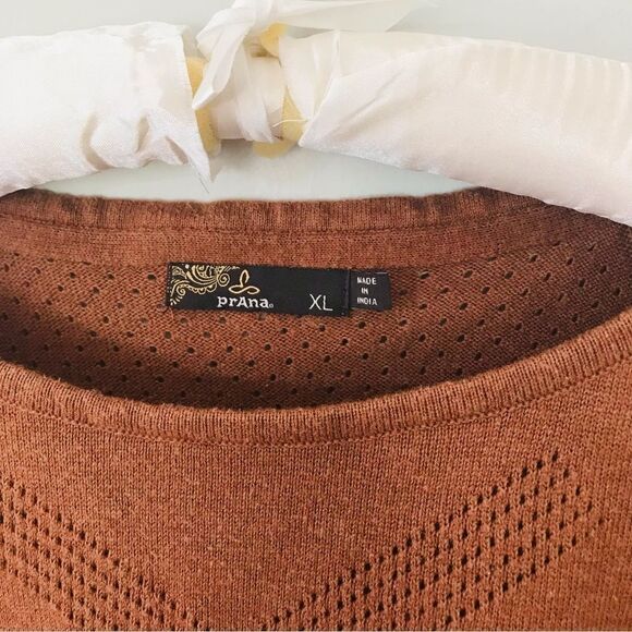 Prana | mainspring sweater in rust | size XL - Picture 3 of 7